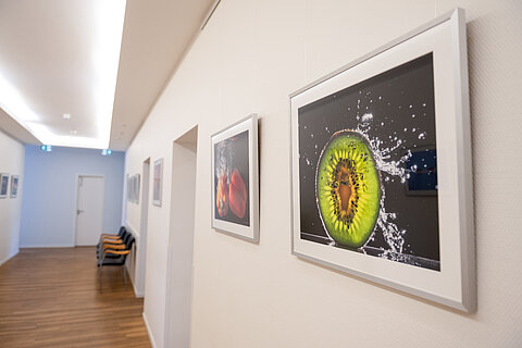 Flur der Onkologischen Schwerpunktpraxis Darmstadt